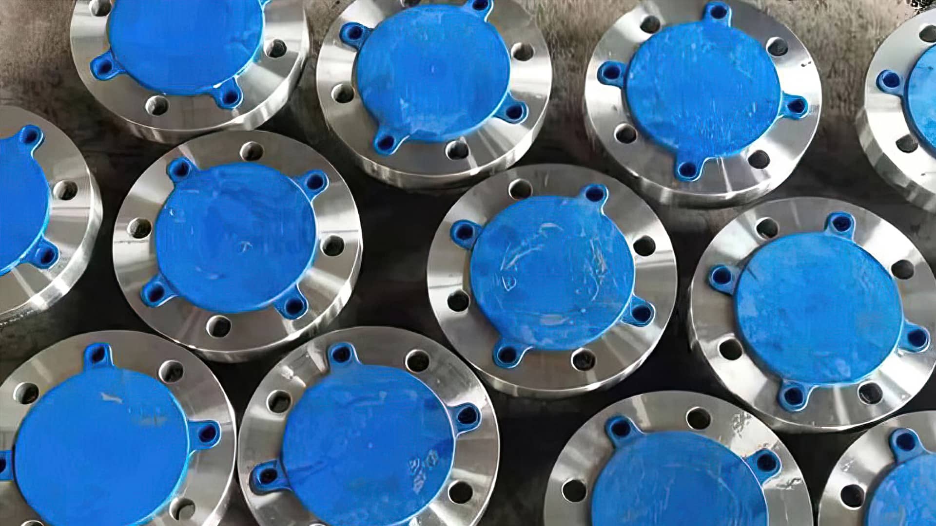 Bride plate à soudure plate en acier inoxydable 321